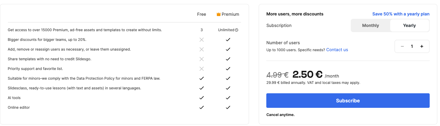 Slidesgo Overview